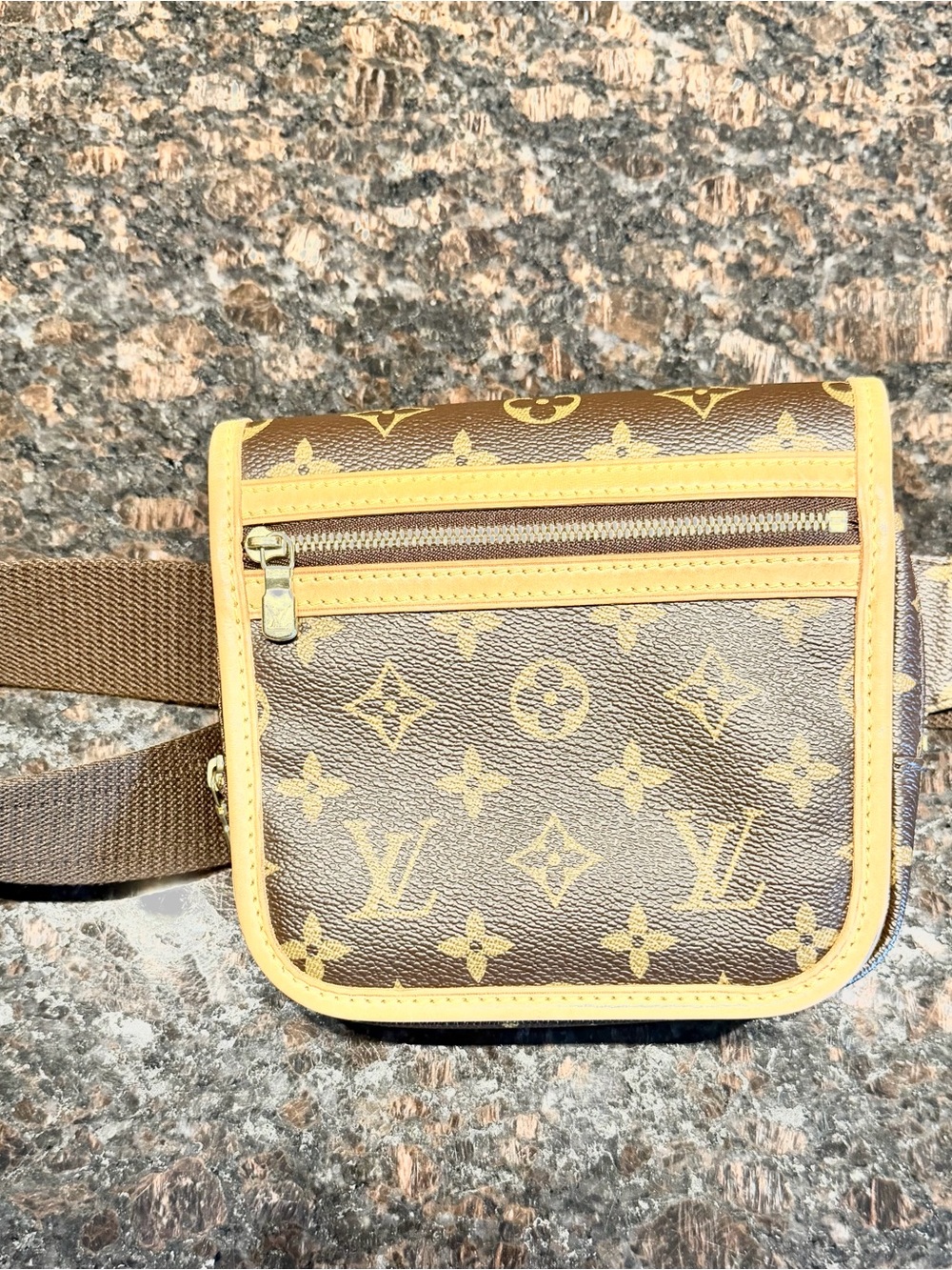 Louis Vuitton Monogram Brown & Tan Belt Bag